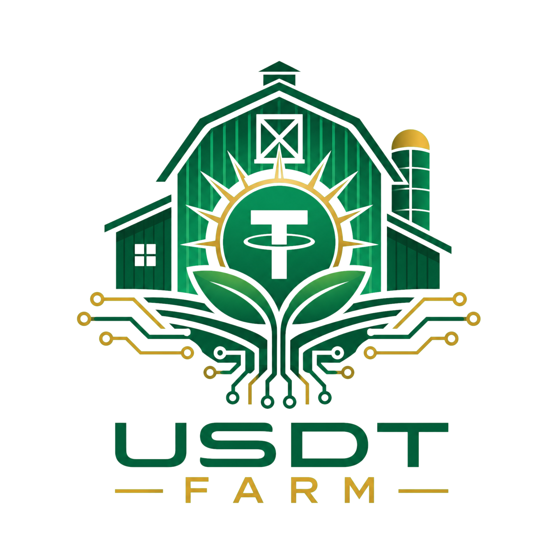 THE USDT FARM Logo